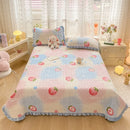 Axyaa Velvet Quilted Bed Cover Single/Double Bedspread - Winter Bed Linen