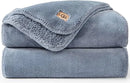 Axyaa Whitecap Plush Throw Blanket: Lightweight Luxury Fleece for Cozy Home Decor