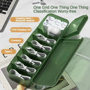 Axyaa Cable Organizer Box with 7 Compartments for Home & Travel