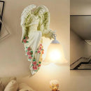 Axyaa Modern Angel Wall Light LED Gold Resin Sconce Lamp
