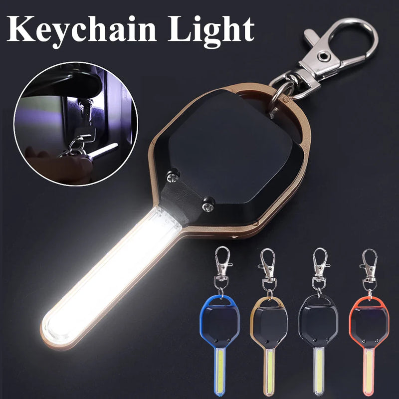 Axya Mini COB LED Keychain Light - Portable Emergency Pocket Torch