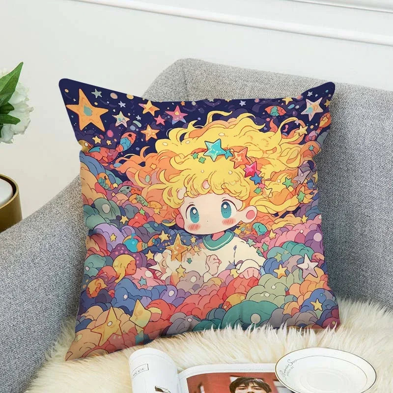 Axyaa Star Girl Anime Body Pillow Cover for Stylish Home Decor