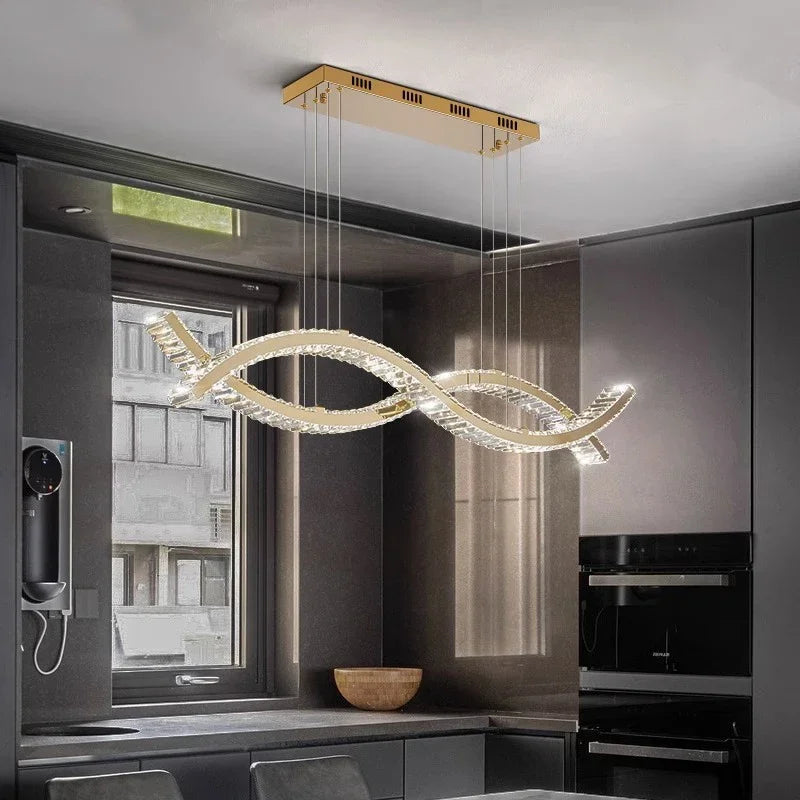 Axyaa Modern Nordic Style Ceiling Chandelier for Artistic Fashion Interiors