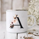 Enamel Creative Coffee Cups Vintage Design by Axyaa