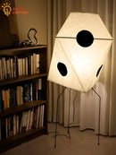 Axyaa Noguchi Akari Rice Paper Floor Lamp LED E27 Japanese Wabi Sabi Vintage Stand