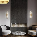 Axyaa Marble Wall Lamp: Modern LED Lighting Fixtures for Bedroom, Study, and Hotel