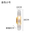 Axyaa Marble Wall Lamp - Golden Wall Light for Living Room & Bedroom