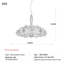 Axyaa Nordic Silk Chandelier Light for Home Decor in Living Room Bedroom Dining Loft