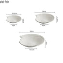 Axyaa Rock Patterned Ceramic Bowl for Molecular Cuisine and Tableware