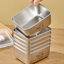 Axyaa Stainless Steel Square Food Storage Container for Fresh-keeping