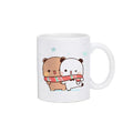 Axyaa Kawaii Panda Bear Mocha Cat Christmas Mug Mugs Set Original Drinkware