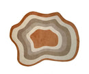 Axyaa French Retro Style Fluffy Soft Rug Irregular Shapes Carpet for Living Room Décor