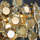 Axyaa Crystal Chandelier Pendant Light for Living and Dining Room