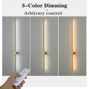 Axyaa Golden Dimming LED Wall Sconce 350° Rotation Modern Indoor Light Fixture