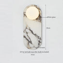 Axyaa Nordic Ceramic LED Wall Lamp for Modern Indoor Lighting
