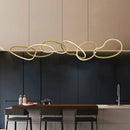 Axyaa Ceiling Chandelier: Modern Hanging Pendant Light Fixture for Dining & Living Room