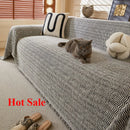 Axyaa Summer Chenille Sofa Blanket - Anti-Scratch Dust Cover & Towel