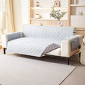 Axyaa Waterproof Sofa Cover for Pets & Kids Non-Slip Couch Slipcovers Gray