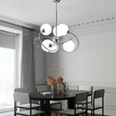 Axyaa Chrome LED Pendant Lights - Minimalist Design for Home Living Room