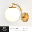 Axyaa Glass Wall Lamp - Nordic Minimalist LED Sconce for Living, Bedroom, Kitchen