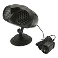 Axyaa Snowfall Projector: Double-tube Rotating Snowflake Lamp for Festive Decoration