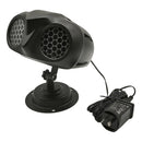 Axyaa Snowfall Projector: Double-tube Rotating Snowflake Lamp for Festive Decoration
