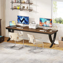 Axyaa 78.7" Double Computer Desk for Home Office – Spacious 2-Person Work Desk