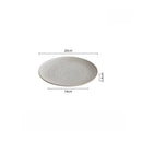 Axyaa Brown Western Pasta Plate Set - Premium Ceramic Tableware