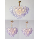 Axyaa Modern French Crystal Glass Chandelier for Home Décor