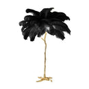 LED Feather Floor Lamp by Axyaa: Stylish Ostrich Ins Live Room Decor
