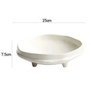 Axyaa Ceramic Tableware Set: Dinner Plate, Salad Bowl, Pasta Tray, Soup Basins
