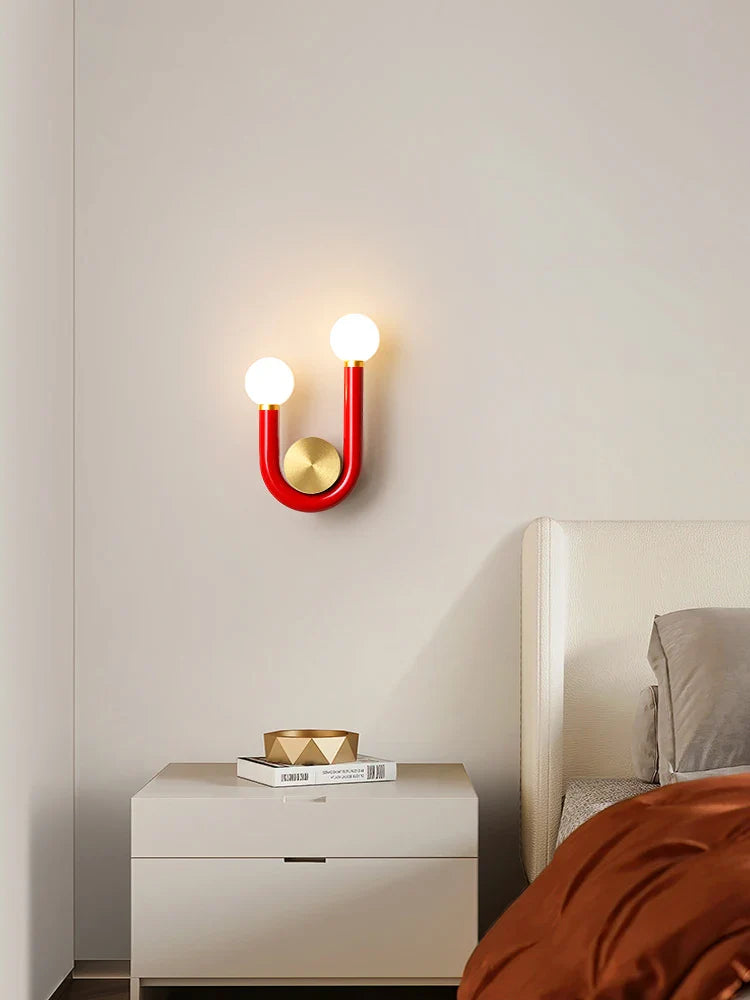 Axya Minimalist Bedroom Wall Lamp for Living Room Decor