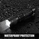 Axya Mini Q5 LED Flashlight: Compact, Waterproof, 3 Modes Zoom Torch