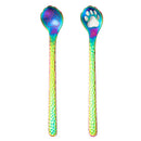 Axyaa Stainless Steel Cat Dog Paw Coffee Teaspoon Tableware Dessert Spoon
