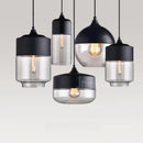 Axyaa Wood & Glass LED Pendant Light for Bedroom, Dinning, Living Room