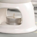 Axyaa Ceramic Chocolate Chafing Dish with Fork - Melting Mug Set
