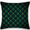 Axyaa Geometric Printed Pillowcase Double Sided Crystal Sofa Cushion Cover