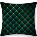 Axyaa Geometric Printed Pillowcase Double Sided Crystal Sofa Cushion Cover