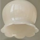Axyaa French Cream Resin LED Wall Light with Pull Chain Switch - Vintage Copper Wandlamp