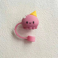 Axyaa Silicone Straw Cover for Stanley 10mm Cup - Cute Cartoon Design