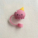 Axyaa Silicone Straw Cover for Stanley 10mm Cup - Cute Cartoon Design