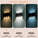 Axyaa Portable LED Wall Lamp Touch Dimming Night Light, 3 Colors