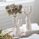 Axyaa Tree Branches Ceramic Vase Desk Decoration for Aesthetic Room Decor