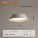 Axyaa Modern White LED Ceiling Lights: Elegant Nordic Metal Pendant Luminarias