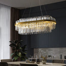 Axyaa Crystal Chandeliers for Modern Luxury Living & Dining Rooms
