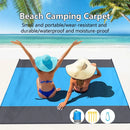 Axyaa Waterproof Beach Blanket Camping Mat - Portable, Lightweight Picnic Blanket