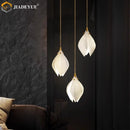 Axyaa Ceramic LED Adjustable Pendant Light for Modern Interiors