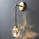 Axyaa Crystal Copper Wall Lamp Modern Background Hanging Line Lighting