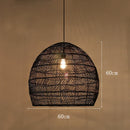 Axyaa Weave Pendant Lamp - Nordic Style Chandelier for Home Indoor Lighting