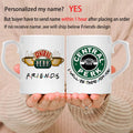 Axyaa Central Perk Personalized Ceramic Coffee Mug